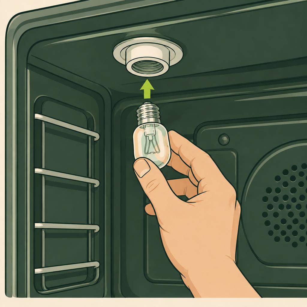 Illustration : Installez la nouvelle ampoule