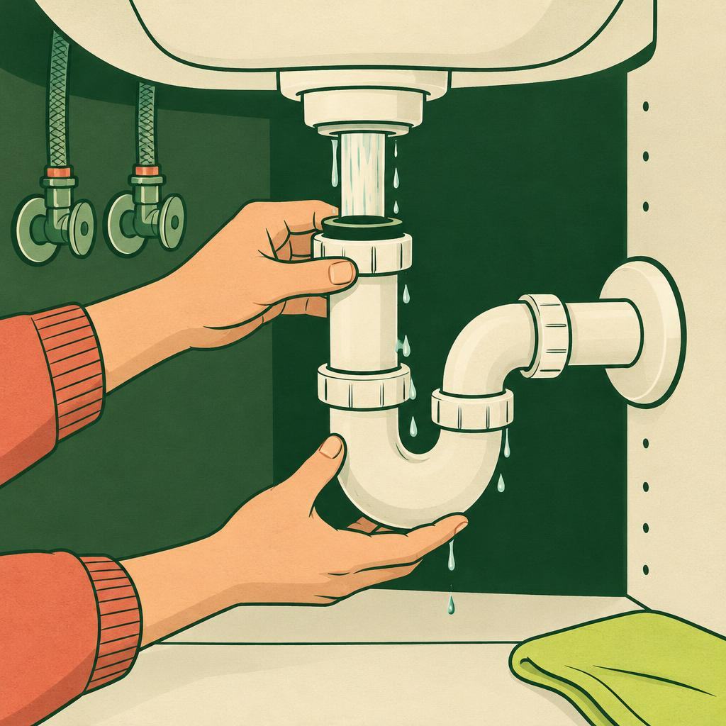 Illustration : Remonter et vérifier l’étanchéité